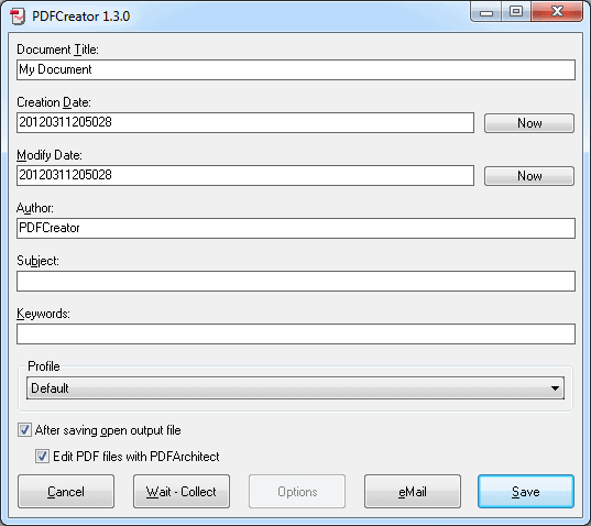 تحميل برنامج PDFCreator | لتحول أي مستند إلى ملف PDF