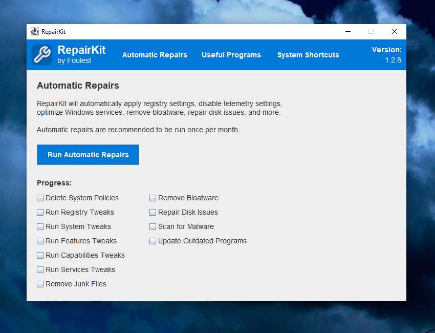 تحميل برنامج RepairKit للإصلاح التلقائيًا الشامل