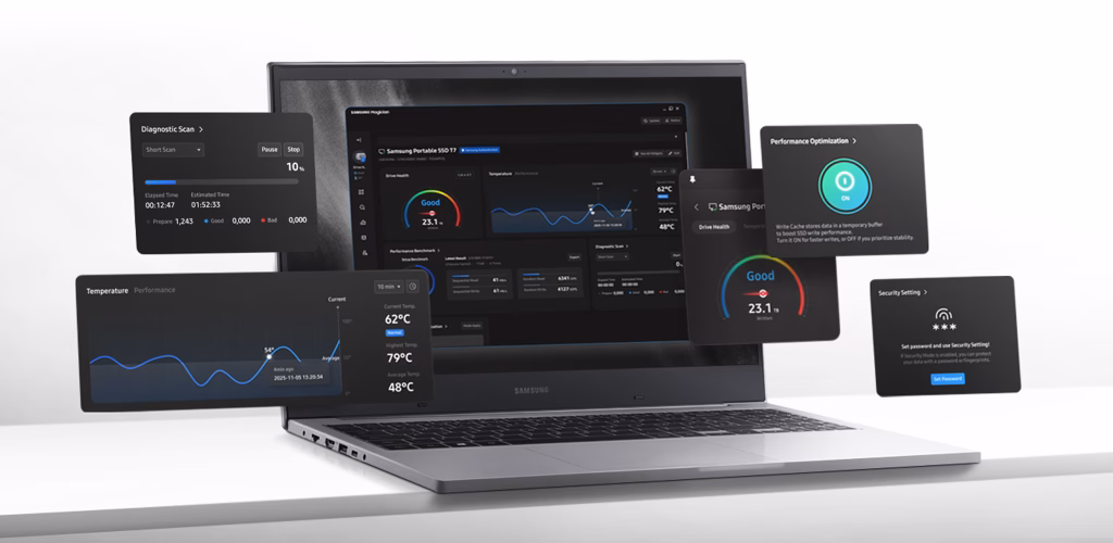 تحميل برنامج Samsung SSD Magician لإدارة وتحسين أداء أقراص SSD