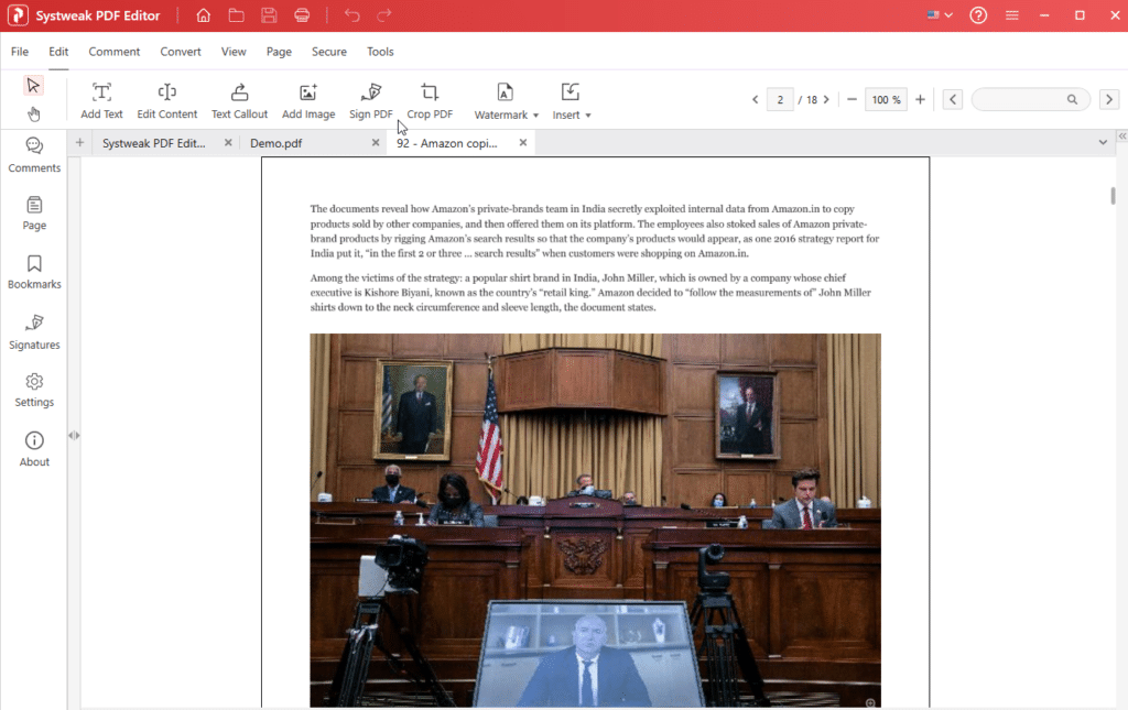 تحميل برنامج Systweak PDF Editor Pro | لإدارة ملفات PDF