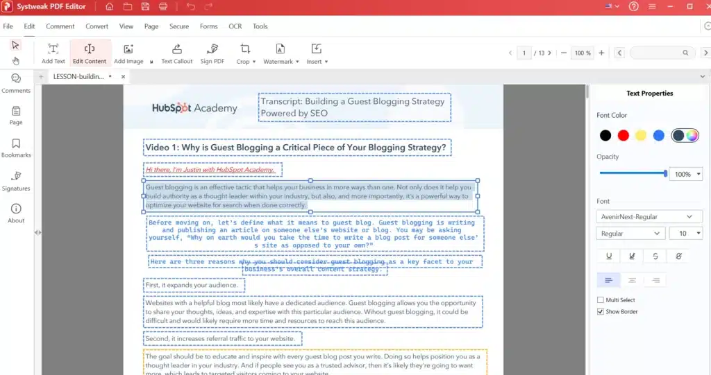 تحميل برنامج Systweak PDF Editor Pro | لإدارة ملفات PDF