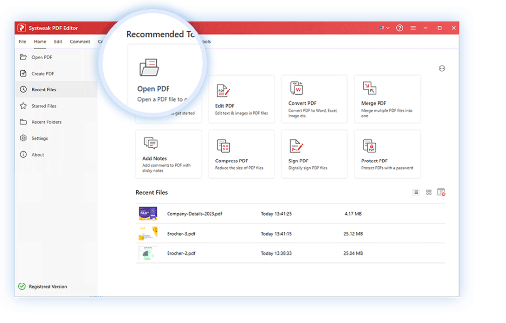 تحميل برنامج Systweak PDF Editor Pro | لإدارة ملفات PDF