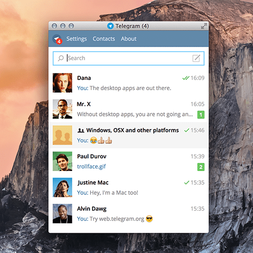 تحميل برنامج Telegram Desktop للمراسلة الفورية