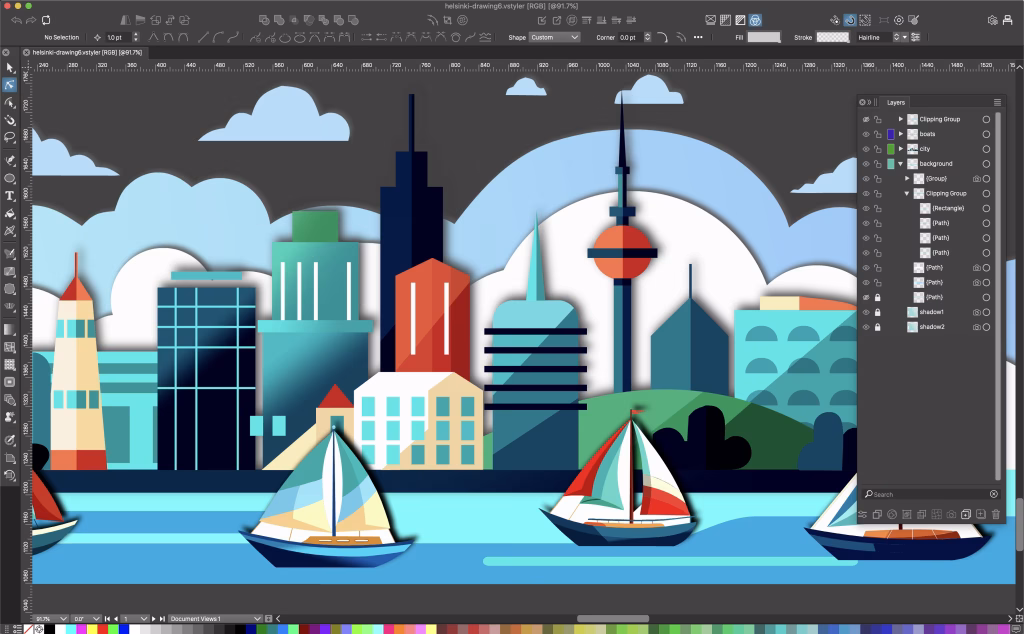 تحميل برنامج VectorStyler للتصميم بصيغة الفيكتور