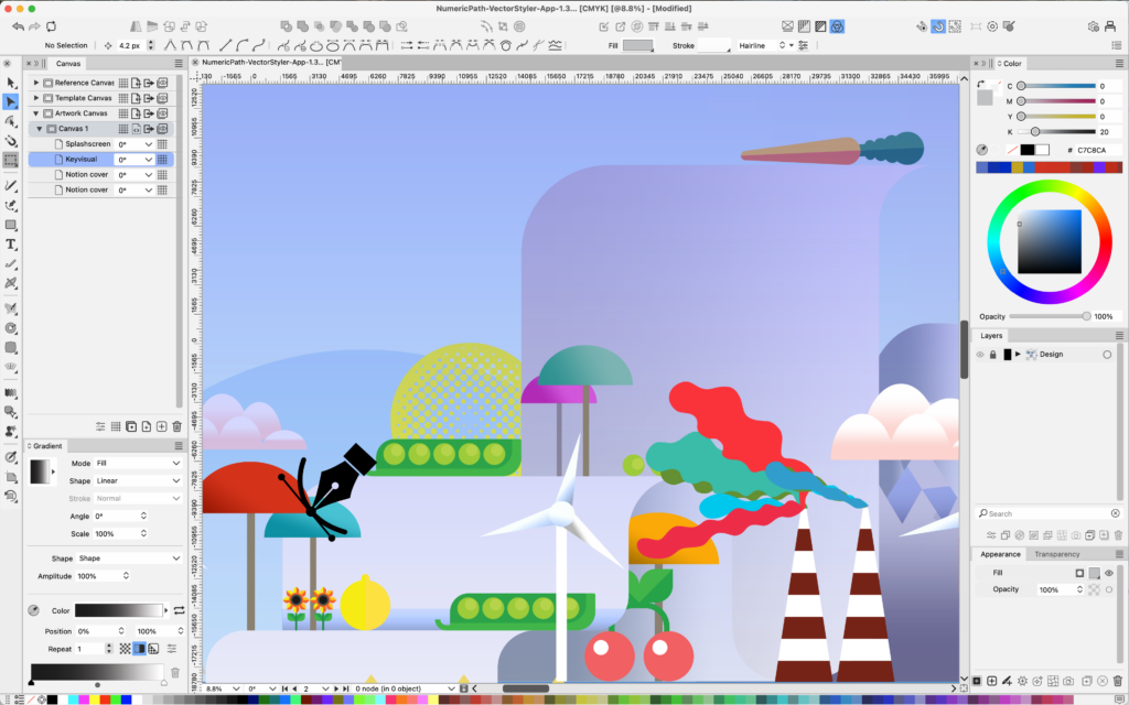 تحميل برنامج VectorStyler للتصميم بصيغة الفيكتور