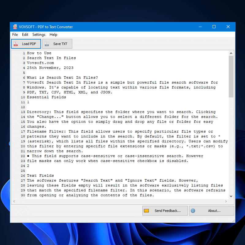 تحميل برنامج VovSoft PDF Reader  لعرض ملفات PDF