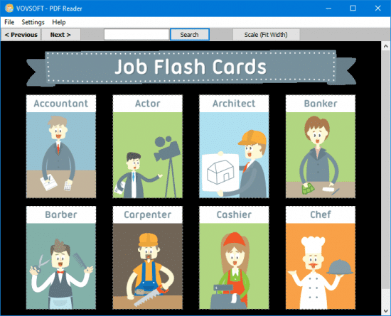 تحميل برنامج VovSoft PDF Reader  لعرض ملفات PDF