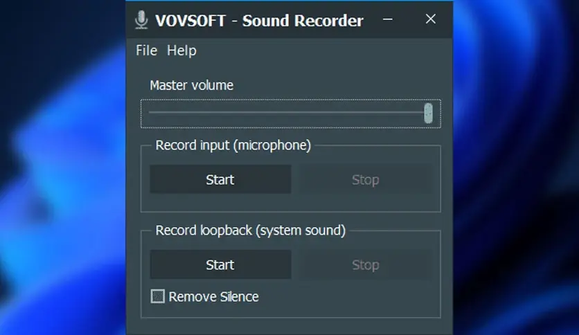 تحميل برنامج VovSoft Sound Recorder لتسجيل الصوت باحترافية