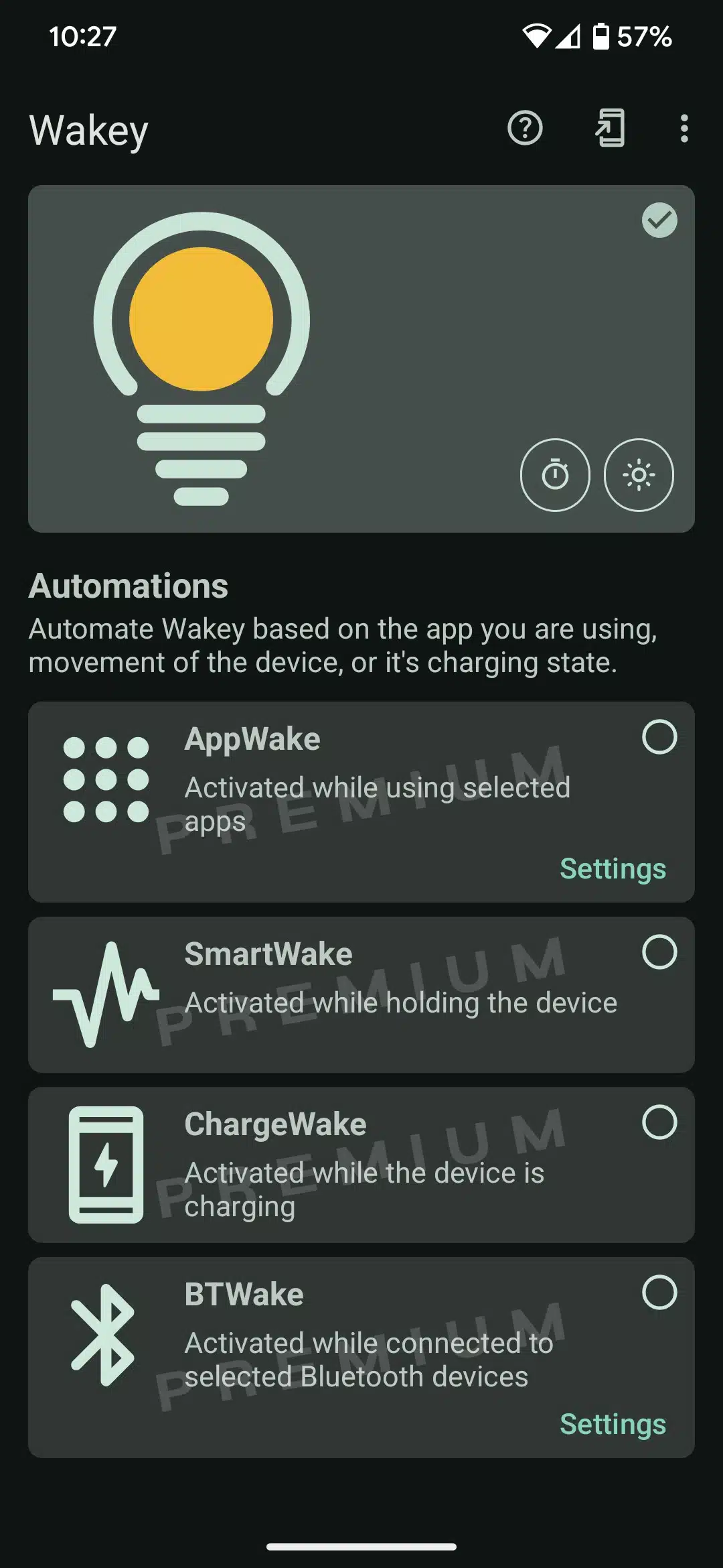تحميل برنامج Wakey Keep Screen On لمنع شاشة الهاتف من الاغلاق (3)