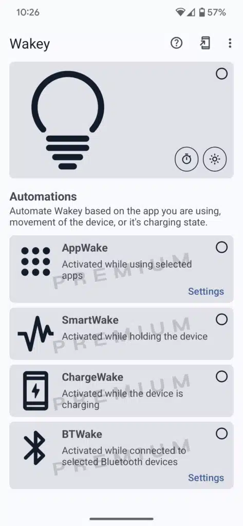 تحميل برنامج Wakey Keep Screen On لمنع شاشة الهاتف من الاغلاق