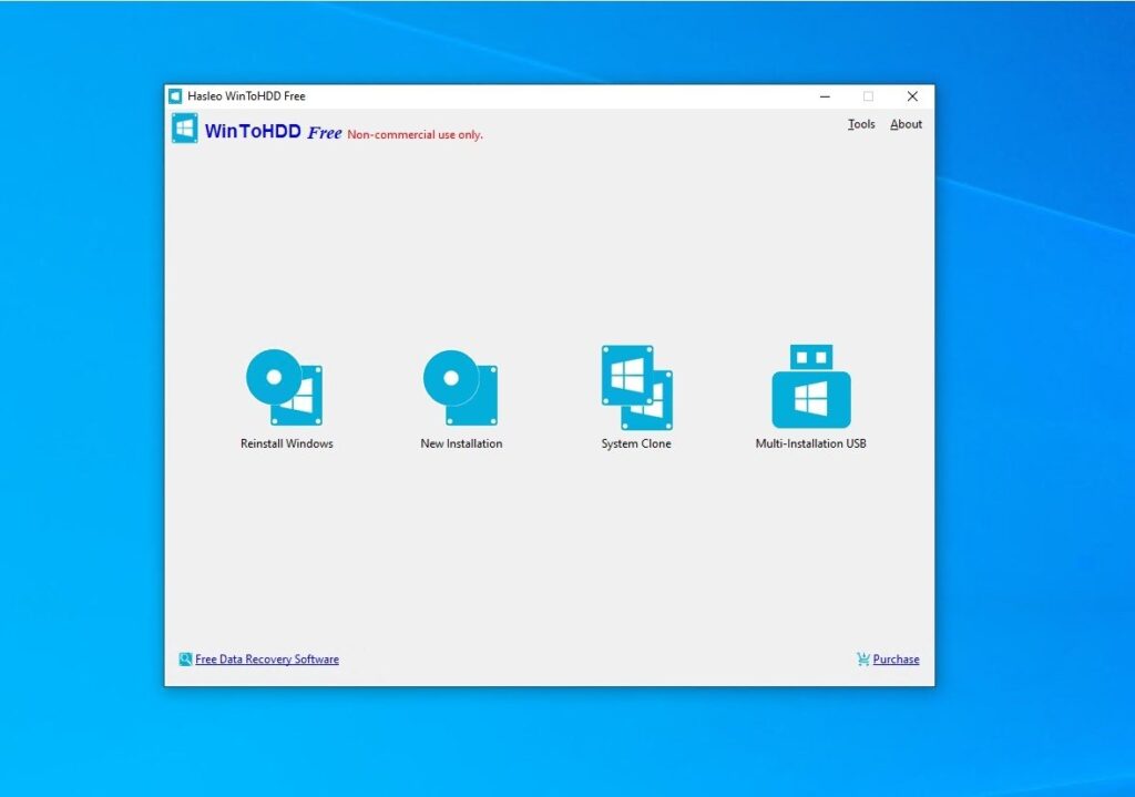 تحميل برنامج WinToHDD لتثبيت أو إعادة تثبيت نظام ويندوز
