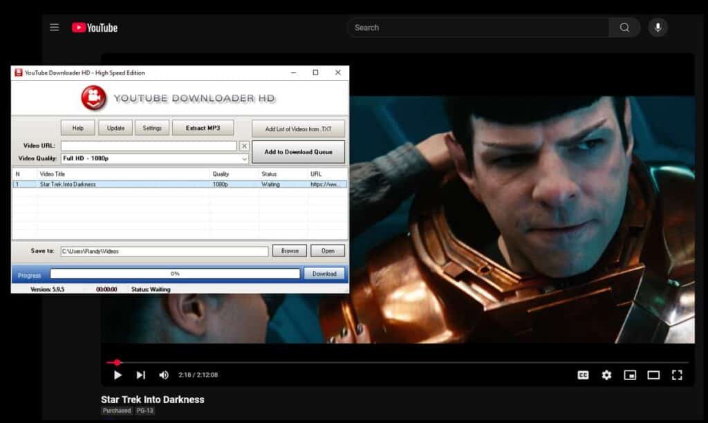 تحميل برنامج Youtube Downloader HD لتحميل الفيديوهات عالية الجودة