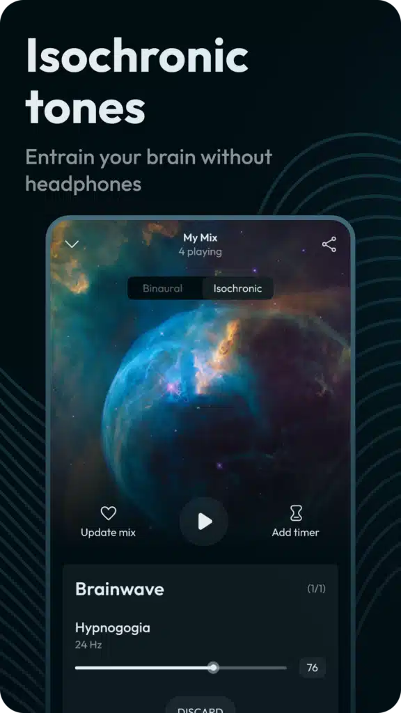 تحميل تطبيق Binaural Beats Brainwaves الطريقة العلمية لتحسين التركيز والنوم