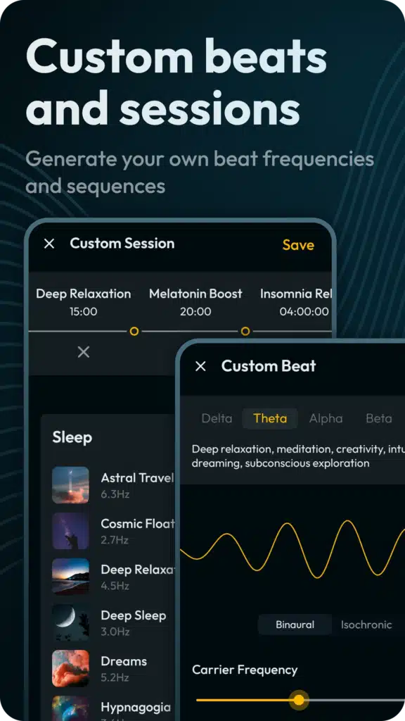 تحميل تطبيق Binaural Beats Brainwaves الطريقة العلمية لتحسين التركيز والنوم