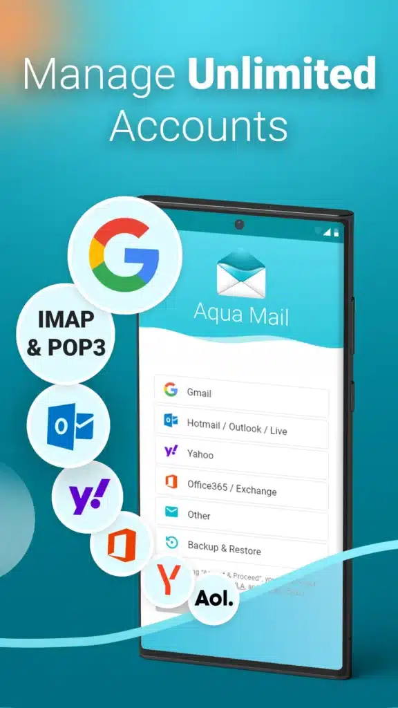 تحميل تطبيق Email Aqua Mail لإدارة رسائلك بكفاءة فائقة