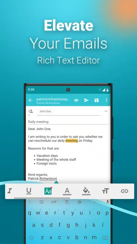 تحميل تطبيق Email Aqua Mail لإدارة رسائلك بكفاءة فائقة
