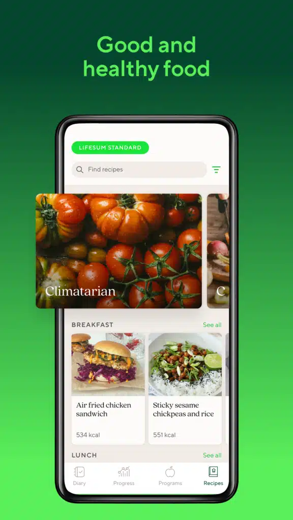 تحميل تطبيق Lifesum لتحسين الصحة واللياقة البدنية