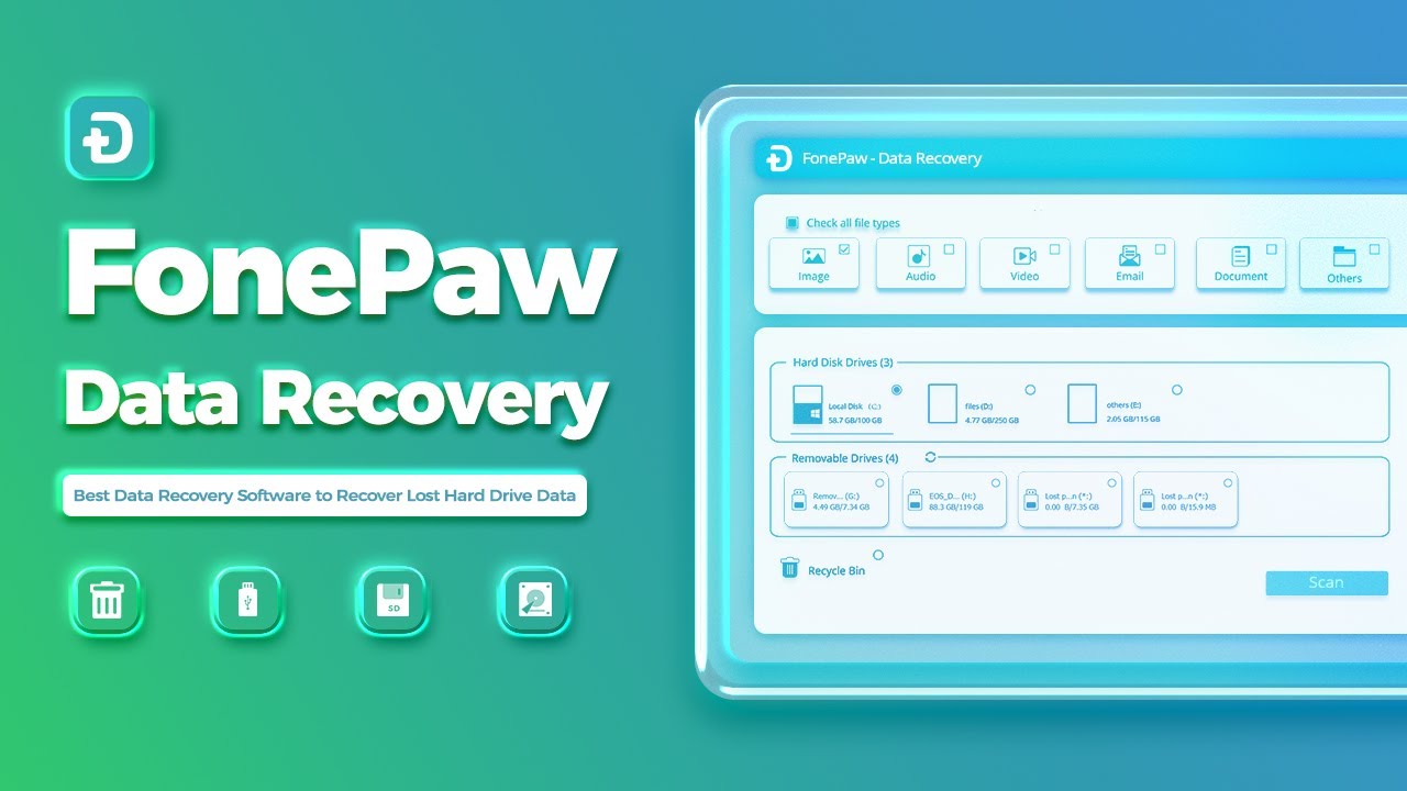 تحميل برنامج FonePaw Data Recovery | لاستعادة البيانات المفقودة