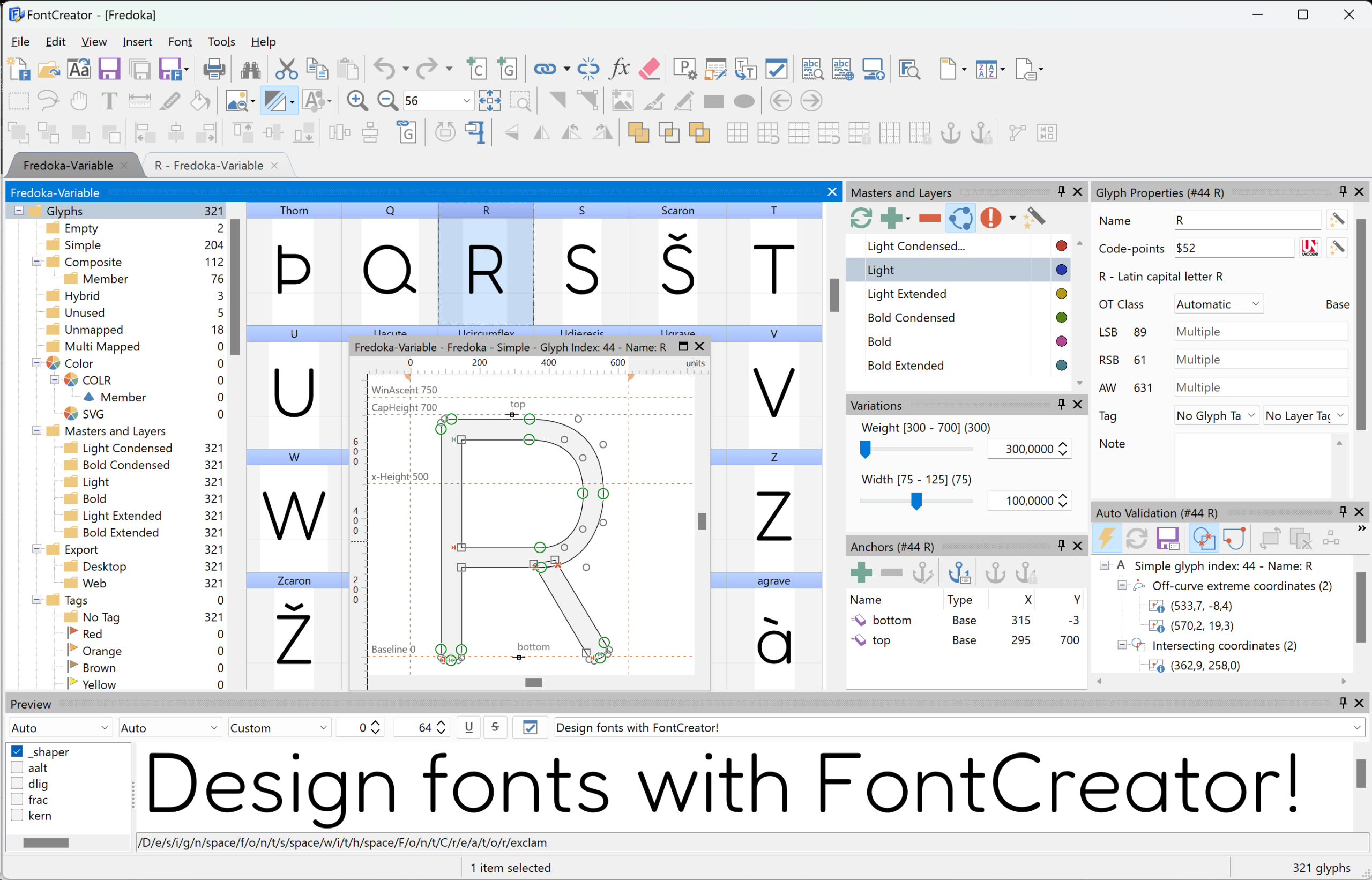 تحميل برنامج High-Logic FontCreator Pro | لتصميم وتحرير الخطوط