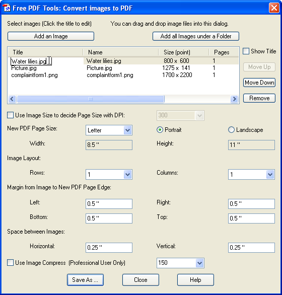 تحميل برنامج Image To PDF لتحويل الصور إلى ملفات PDF