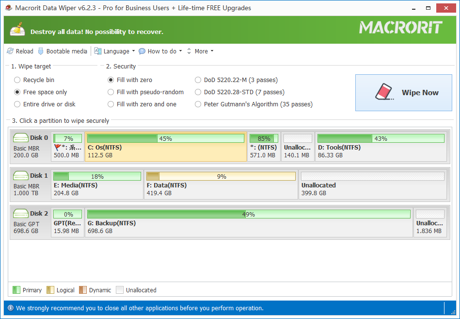 تحميل برنامج Macrorit Data Wiper | لمسح البيانات وحماية الخصوصية