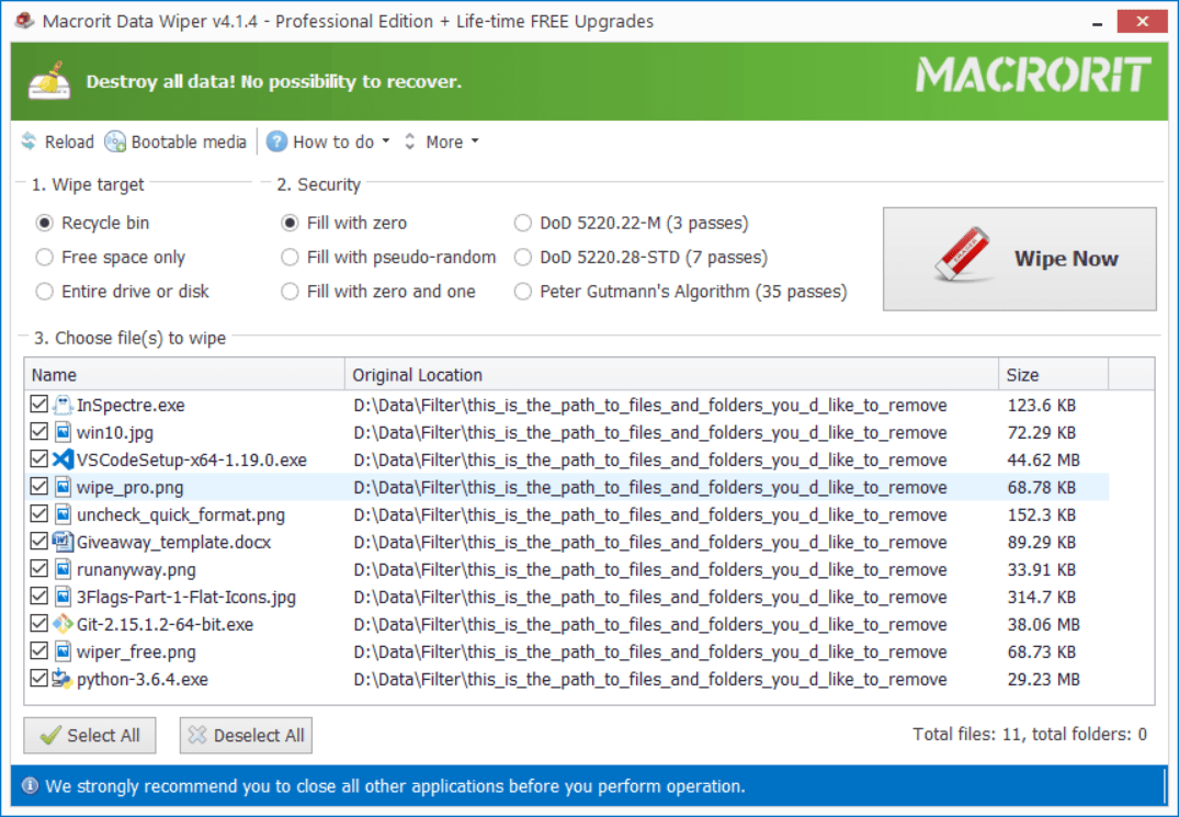 تحميل برنامج Macrorit Data Wiper | لمسح البيانات وحماية الخصوصية