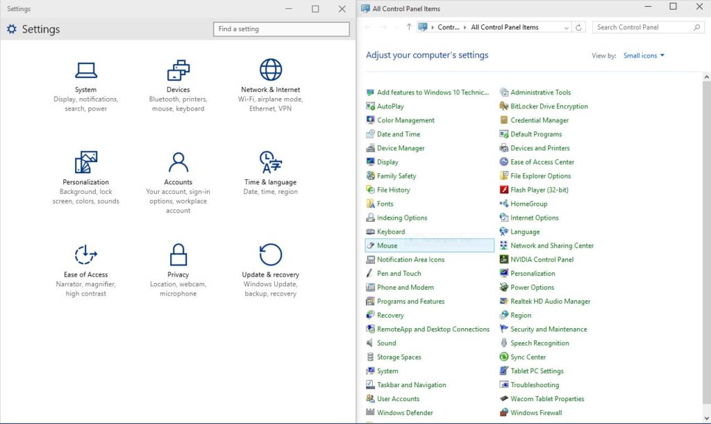 تحميل برنامج Win10 All Settings للتحكم الكامل في Windows 10 بضغطة زر واحدة