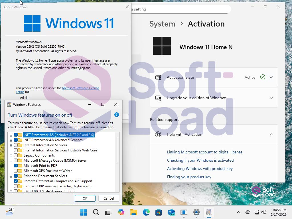 تنزيل ويندوز 11 كل الإصدارات مع أوفيس Windows 11 AIO 25H2 With Office 2024 فبراير 2026