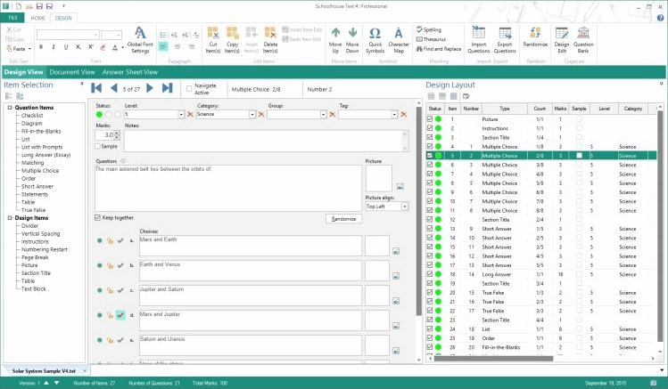 تحميل برنامج Schoolhouse Test Professional Enterprise | لإنشاء الاختبارات التعليمية