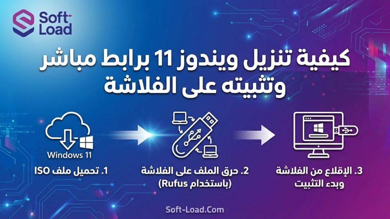 كيفية تنزيل ويندوز 11 برابط مباشر وتثبيته على الفلاشة