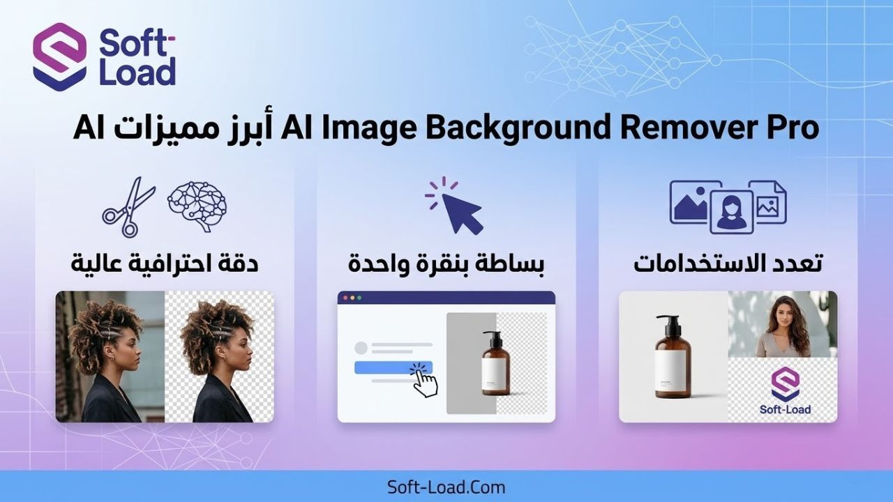 أبرز مميزات AI Image Background Remover Pro
