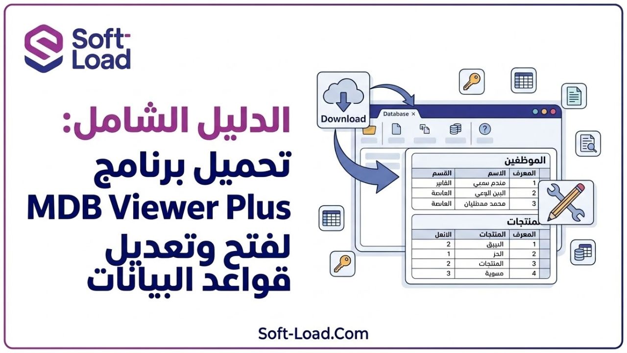 الدليل الشامل: تحميل برنامج MDB Viewer Plus لفتح وتعديل قواعد البيانات