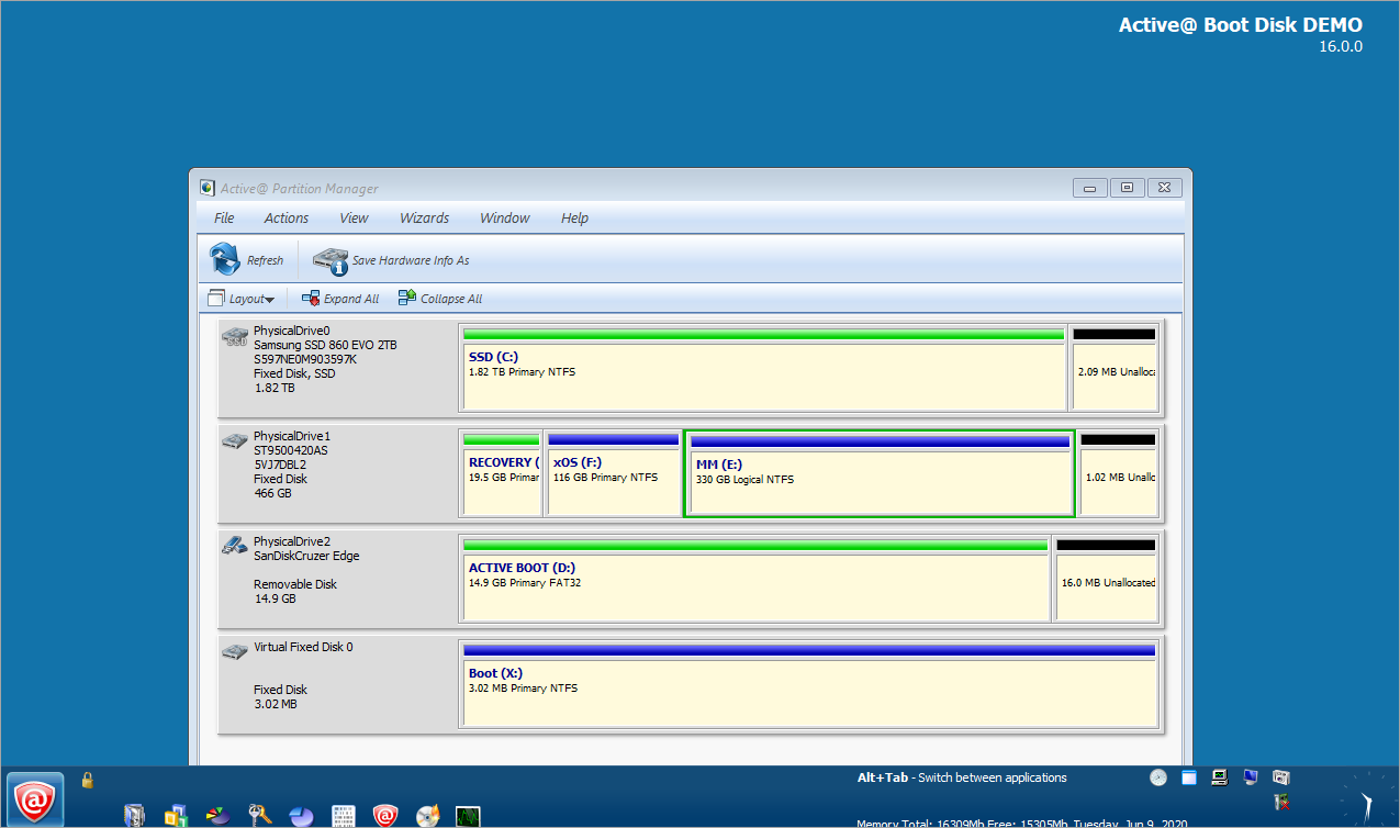تحميل اسطوانة Active Boot Disk | لإنقاذ وإصلاح الحاسوب واستعادة البيانات