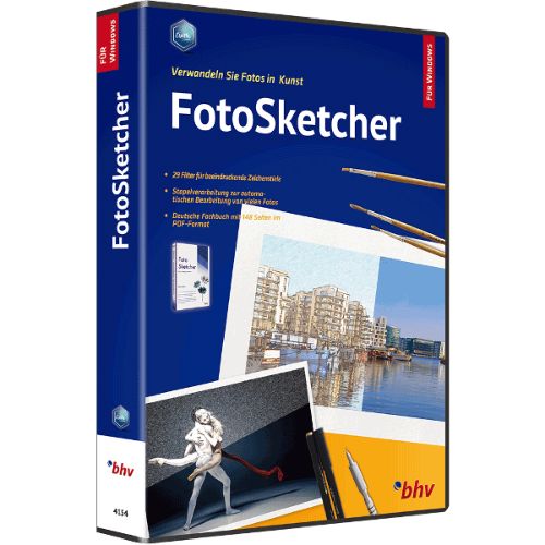 تحميل برنامج FotoSketcher | لتحويل الصور الرقمية إلى لوحات فنية مذهلة