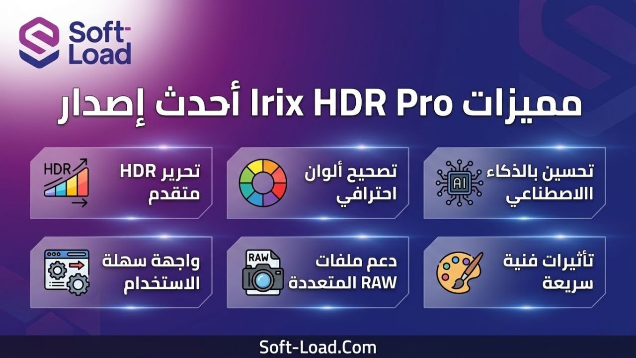 مميزات Irix HDR Pro أحدث إصدار