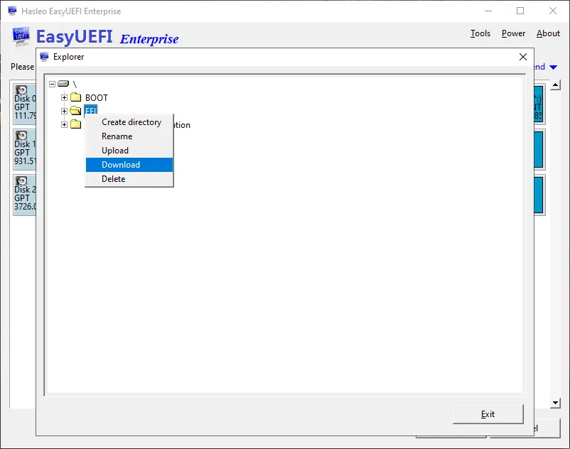 تحميل برنامج EasyUEFI Enterprise | لإدارة خيارات الإقلاع وإصلاح النظام