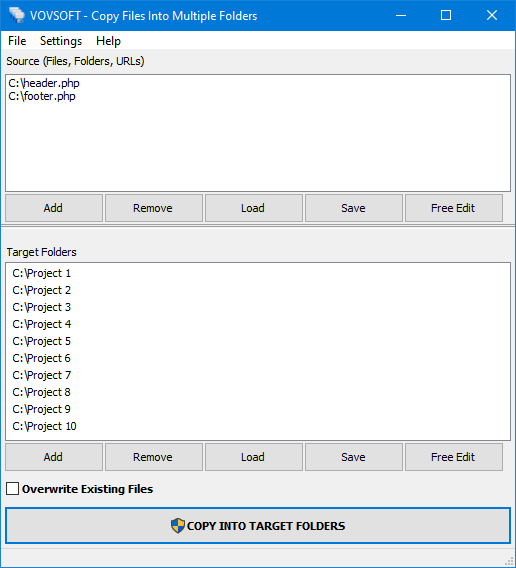 تحميل برنامج VovSoft Copy Files Into Multiple Folders | لنسخ الملفات لعدة وجهات