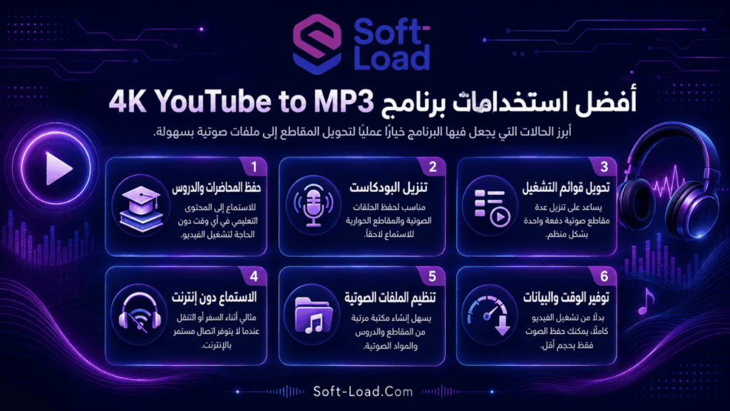 أفضل استخدامات برنامج 4K YouTube to MP3