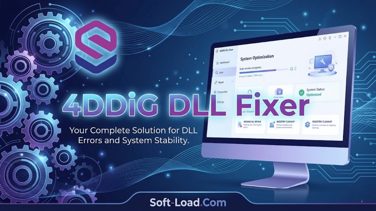 المزايا الأساسية في 4DDiG DLL Fixer