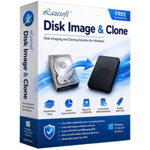 تحميل برنامج Lazesoft Disk Image and Clone | لنسخ واستنساخ الأقراص الصلبة
