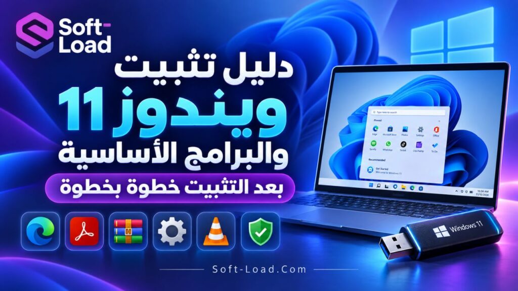 دليل تثبيت ويندوز 11 والبرامج الأساسية بعد التثبيت خطوة بخطوة