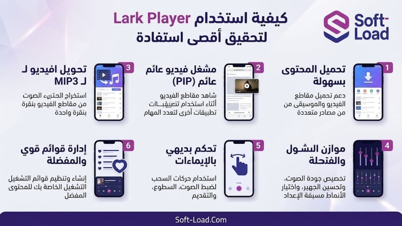 كيفية استخدام Lark Player لتحقيق أقصى استفادة