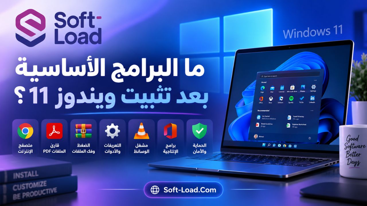 ما البرامج الأساسية بعد تثبيت ويندوز 11؟