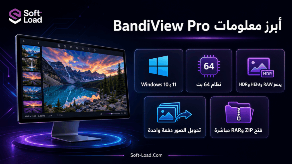 أبرز معلومات BandiView Pro