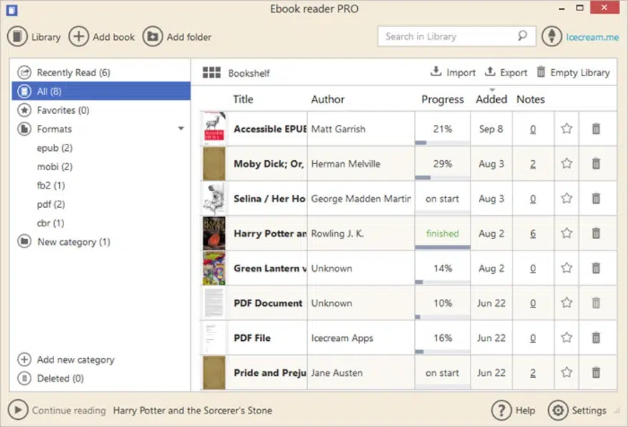 تحميل برنامج Icecream Ebook Reader Pro | لقراءة الكتب الإلكترونية على الكمبيوتر