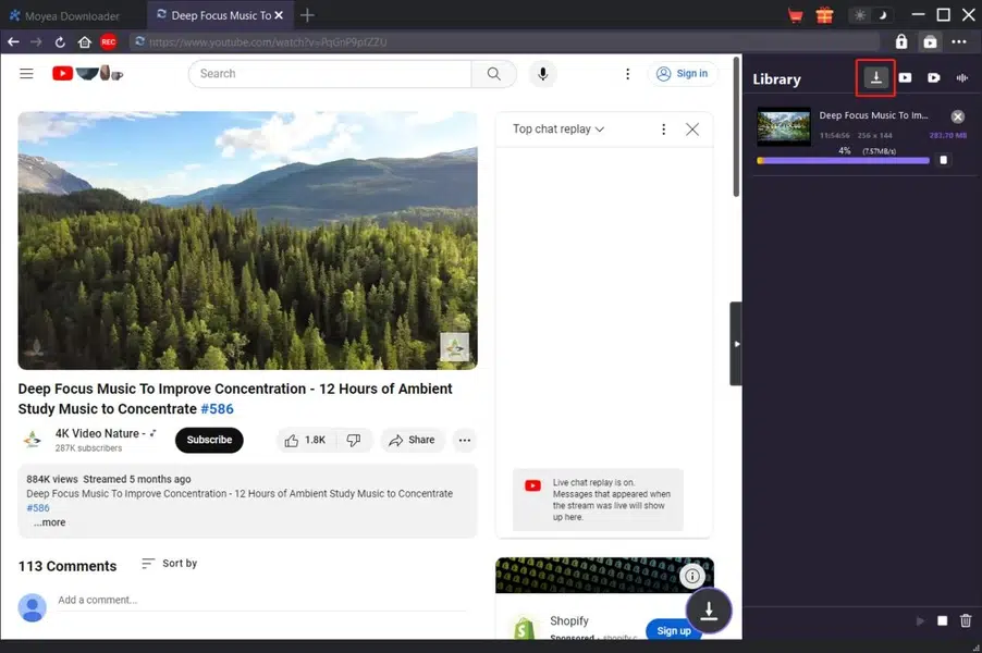 تحميل برنامج Moyea Downloader | لتنزيل الفيديوهات بجودة عالية