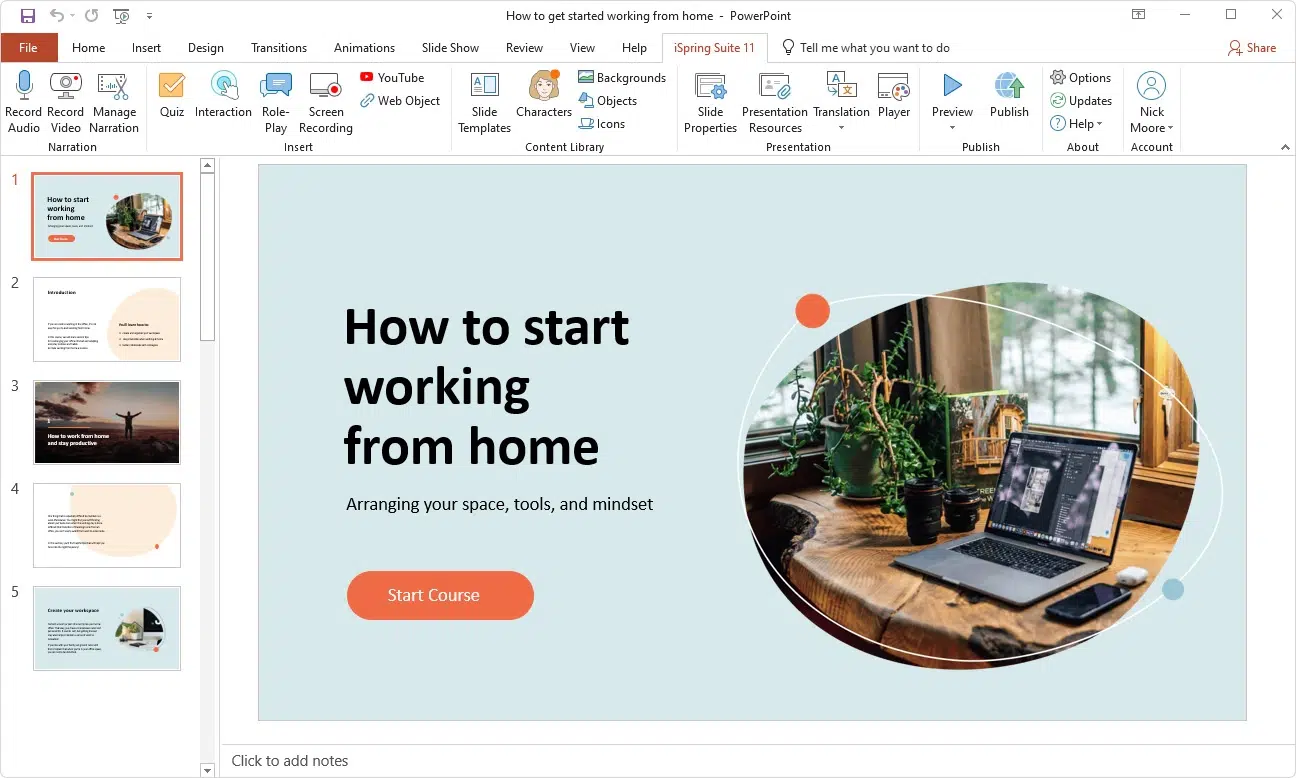 تحميل برنامج iSpring Suite | لتصميم الدورات التعليمية التفاعلية باحترافية