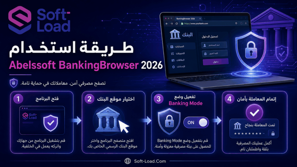 طريقة استخدام Abelssoft BankingBrowser 2026