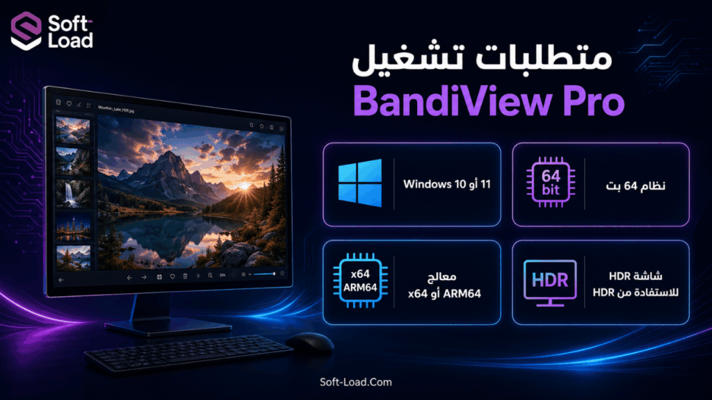متطلبات تشغيل BandiView Pro