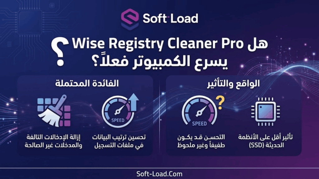 هل Wise Registry Cleaner Pro يسرع الكمبيوتر فعلاً؟